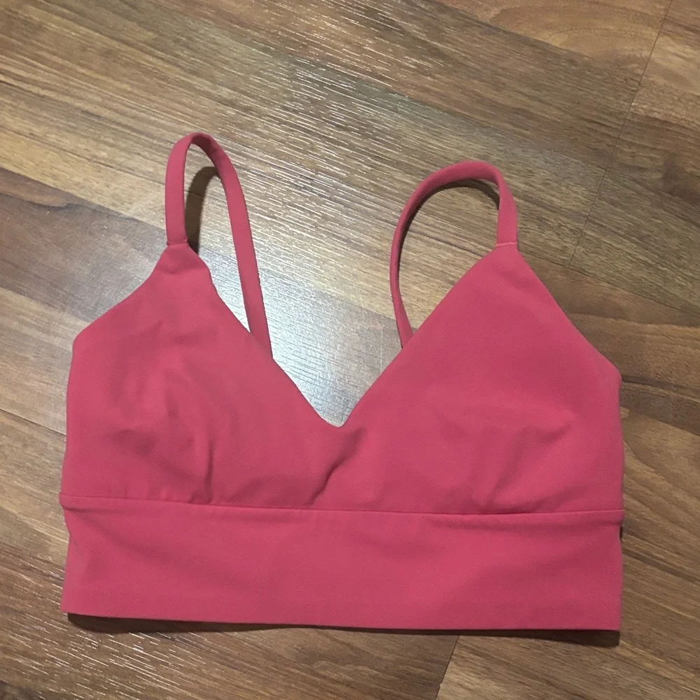 Lululemon Athletica Pink Focuser Scoop Nulu Sports Bra | Size XS - Picture 3 of 4